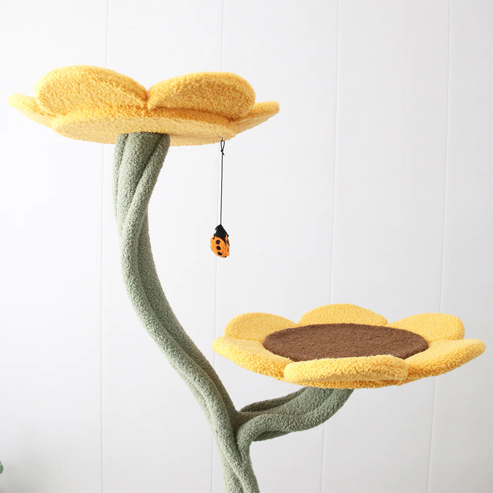 5-Level Sunflower Cat Tree