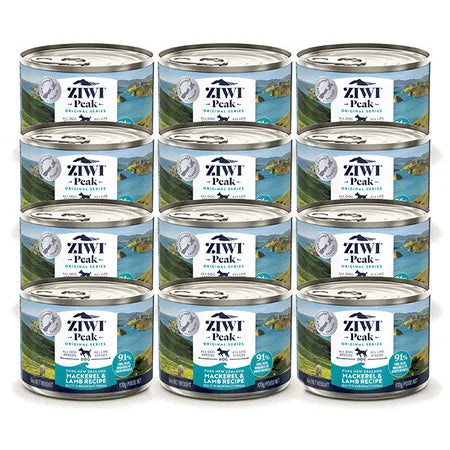 Mackerel & Lamb Adult Dog Food Can 170g x 12
