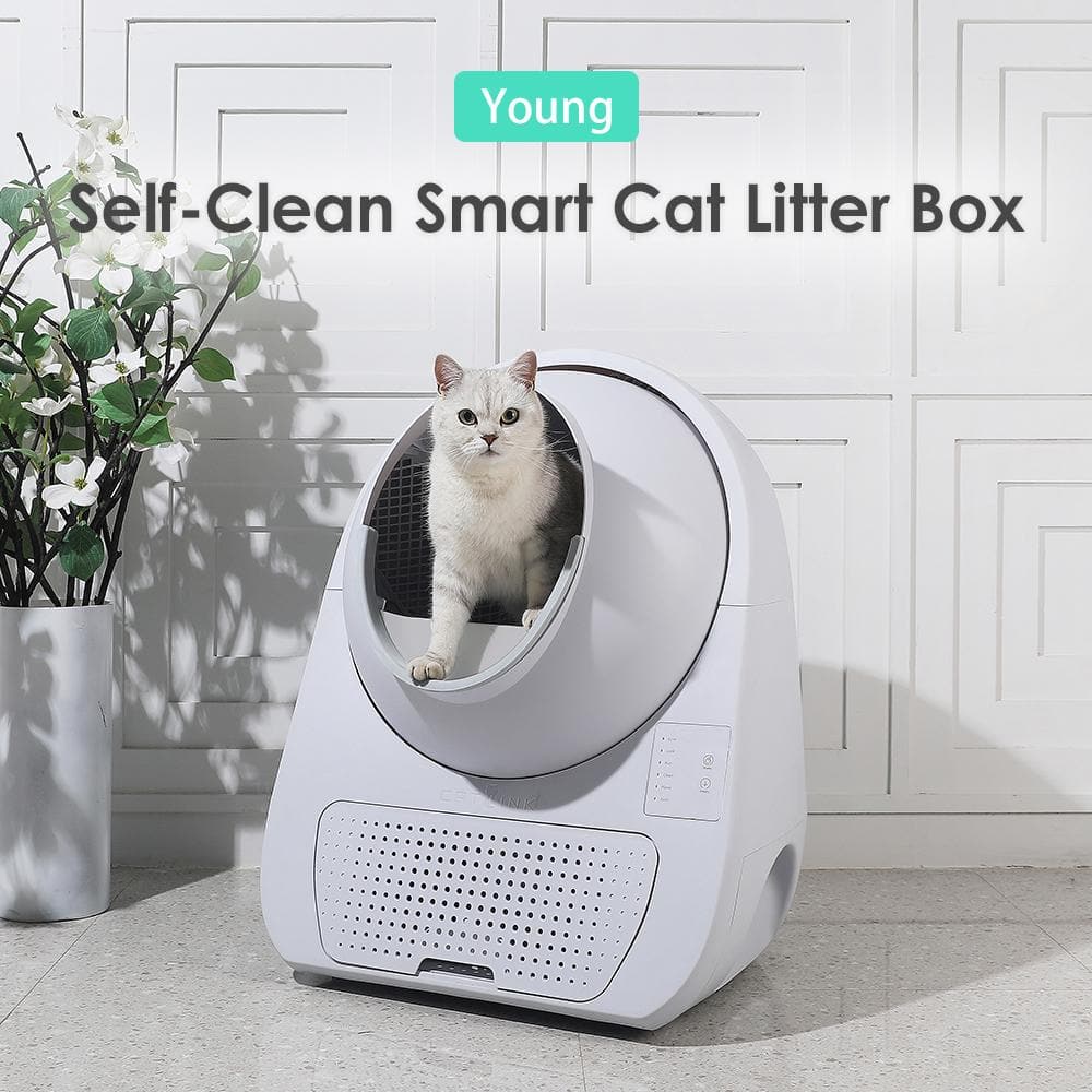 CATLINK SCOOPER Young Version Self-Clean Grey Cat Litter Box