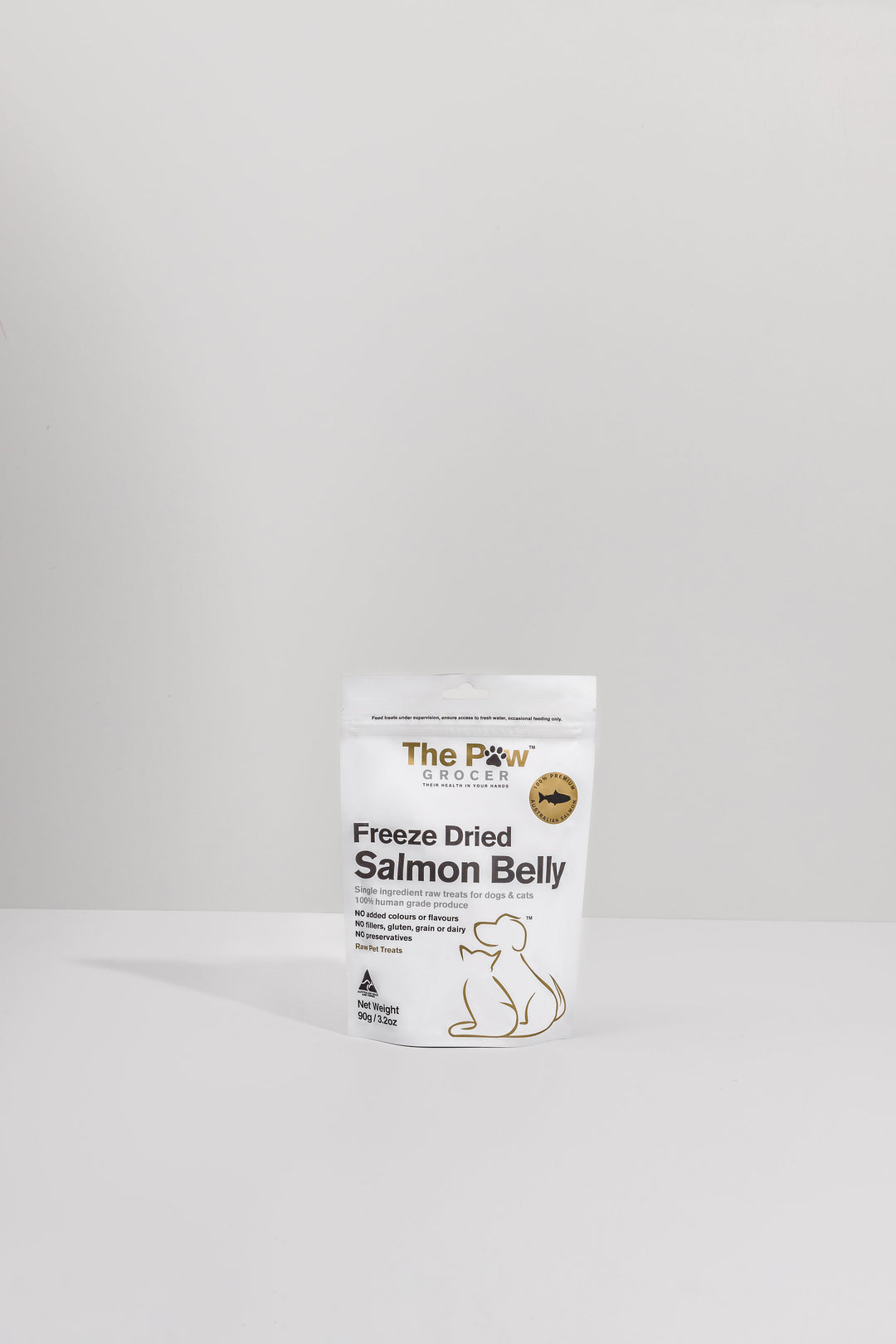 The Paw Grocer Freeze Dried Dog and Cat Treats Salmon Belly 90g