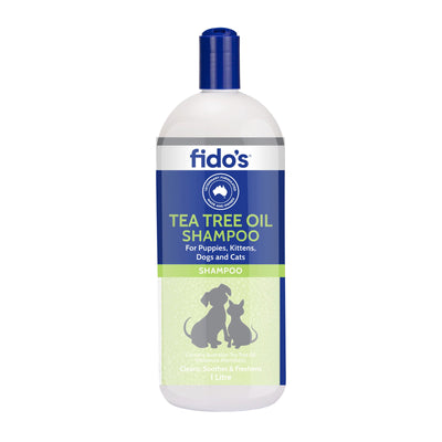 FIDOS TEA TREE SHAMPOO 1L Free soap Free postage F