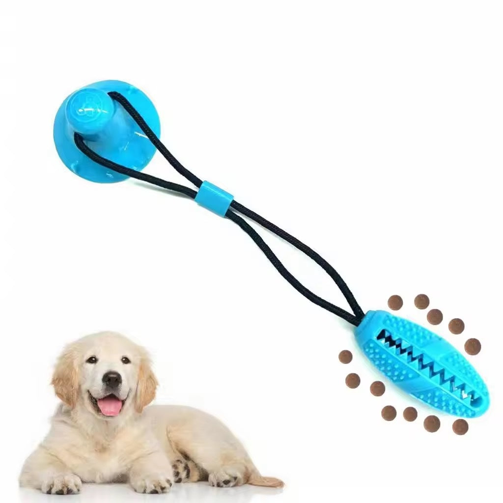 Pet Interactive Rubber Molar Bite Floor Suction Cup Dog Balls Puppy Ch League of Pets