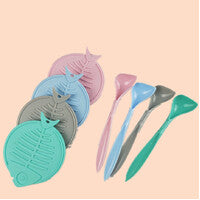 Pet Food Can Cover Lid and spoon Cat Dog Pet Tin Silicone Reusable Storage Cap Top