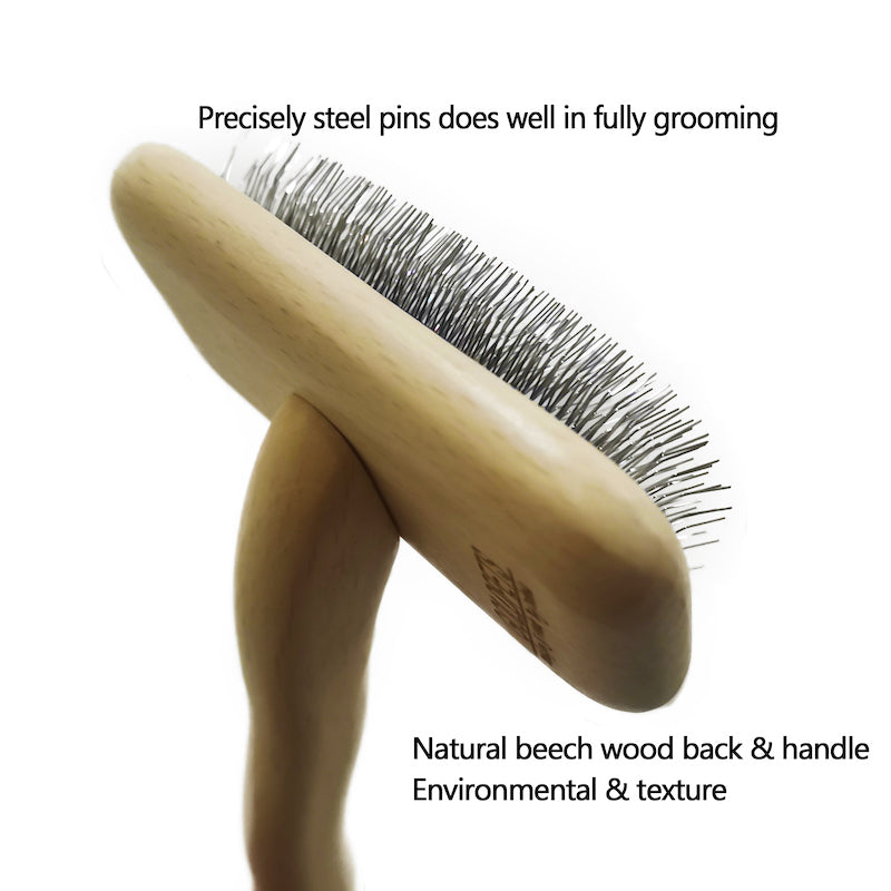 Pet Dog Cat Grooming Comb Brush Tool Gently Removes Loose Undercoat Knots Mats