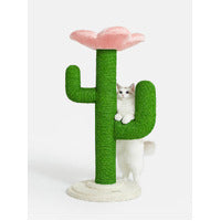 Vetreska Cat Kitten Scratcher Cactus flower Tree Climbing Scratching Board Gym