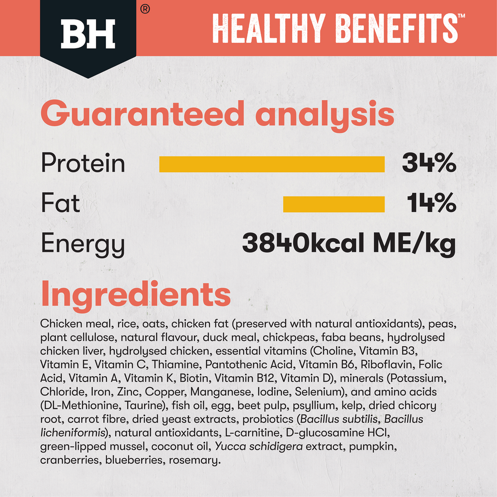 Black Hawk Healthy Benefits Dry Cat Food Adult Indoor Chicken