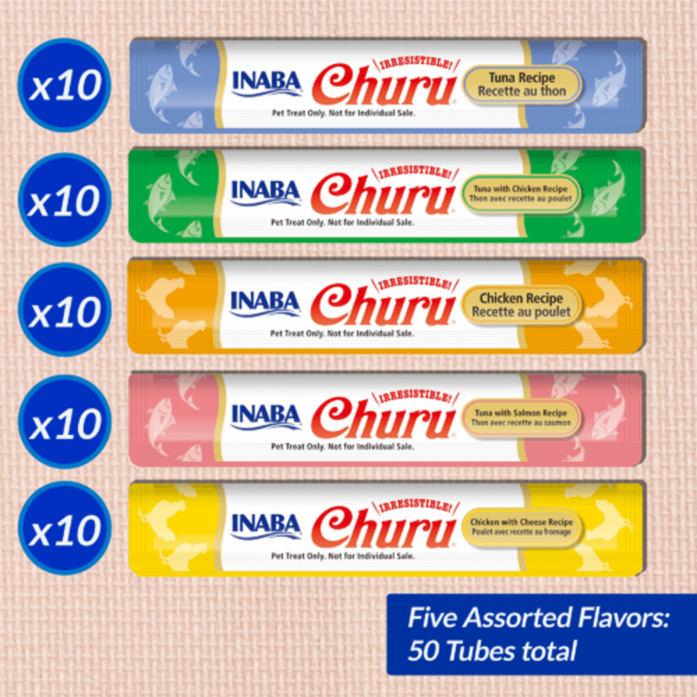 Inaba Churu Tuna And Chicken Variety Box Cat Treats
