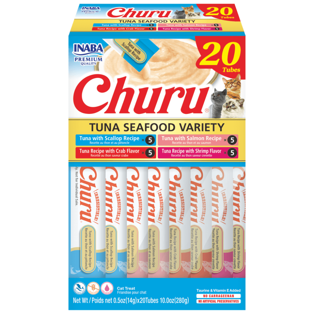 Inaba Churu Tuna And Seafood Variety Box Cat Treats
