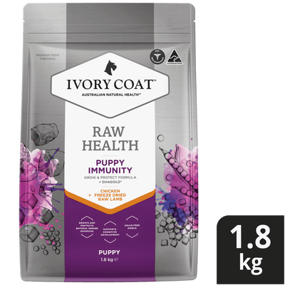 Ivory Coat Raw Health Puppy Immunity Dry Food
