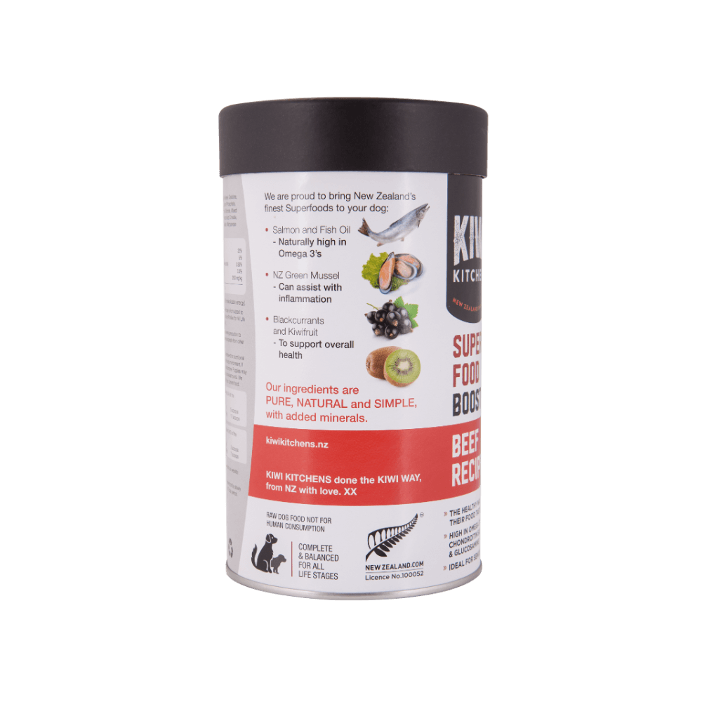 Kiwi Kitchens Booster Freeze Dried Beef Dog Food Topper