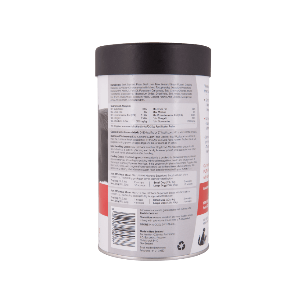 Kiwi Kitchens Booster Freeze Dried Beef Dog Food Topper