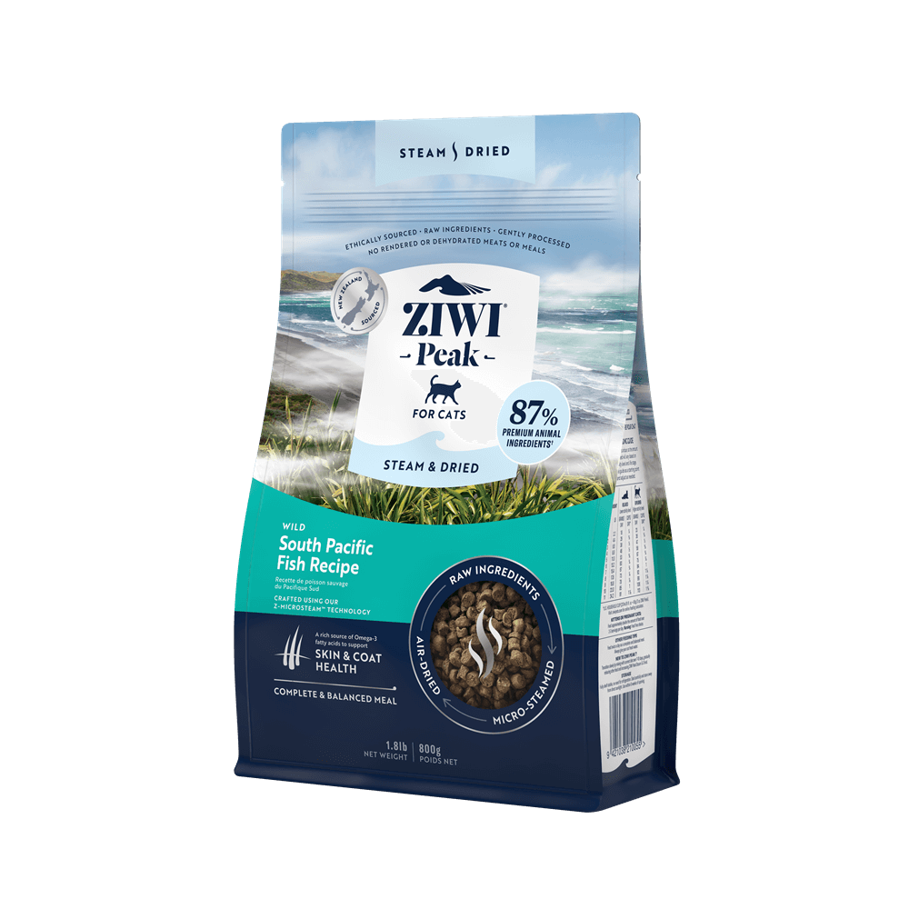 Ziwi Peak Steam And Dried Wild South Pacific Fish Dry Cat Food