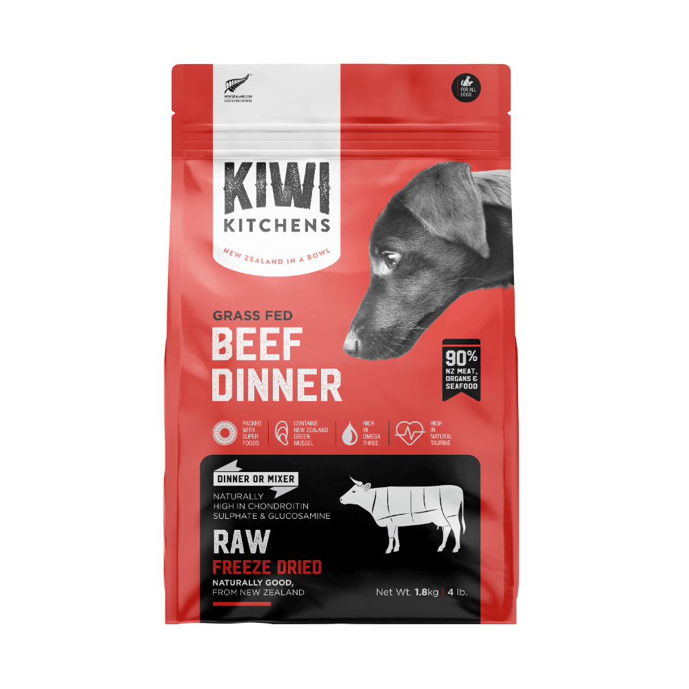 Kiwi Kitchens Freeze Dried Beef Dry Dog Food