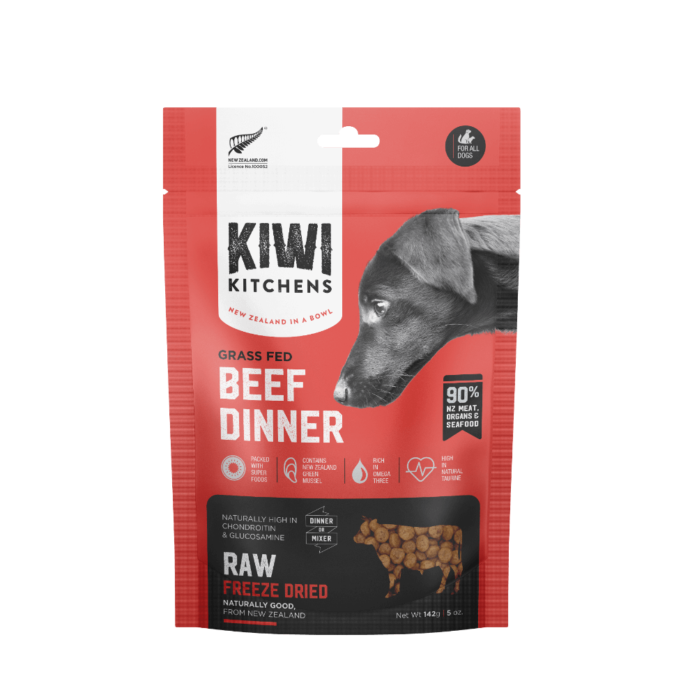 Kiwi Kitchens Freeze Dried Beef Dry Dog Food