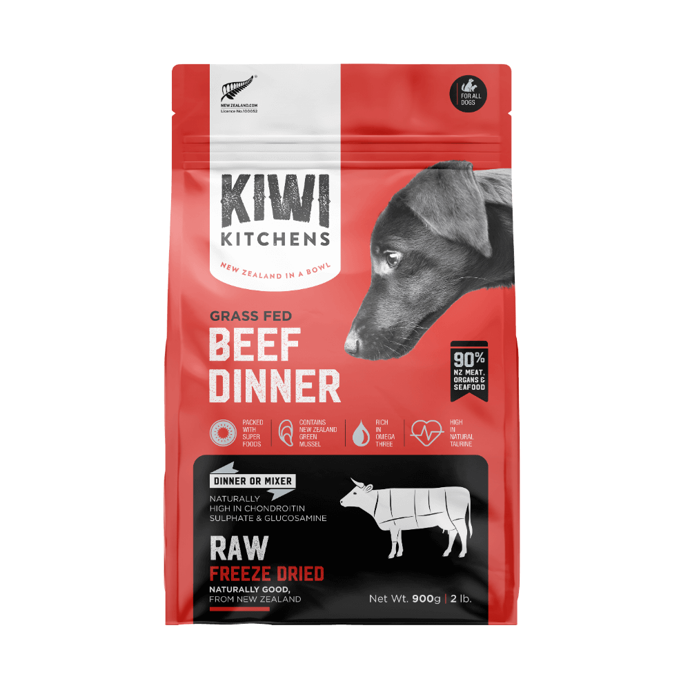 Kiwi Kitchens Freeze Dried Beef Dry Dog Food