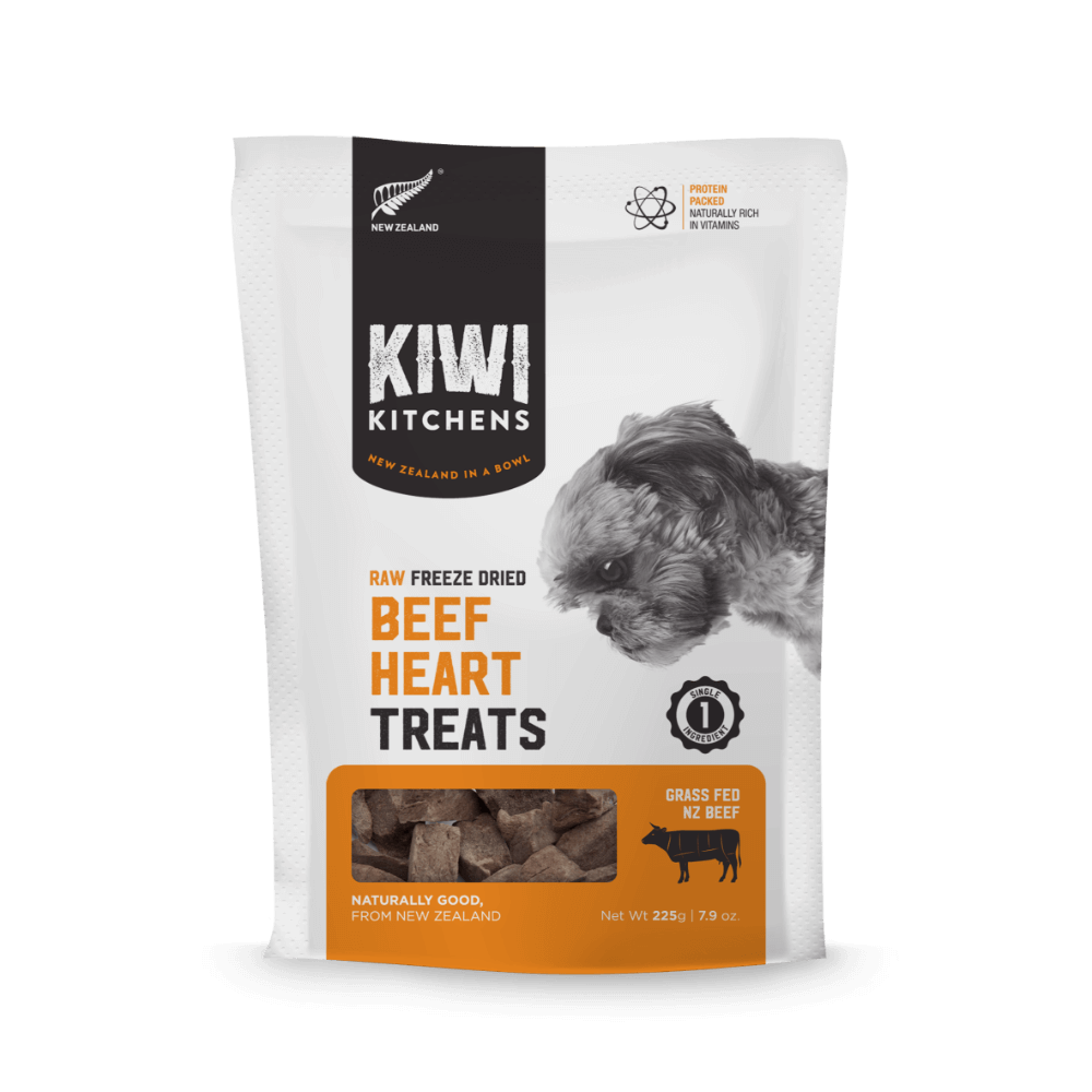 Kiwi Kitchens Freeze Dried Beef Heart Dog Treats
