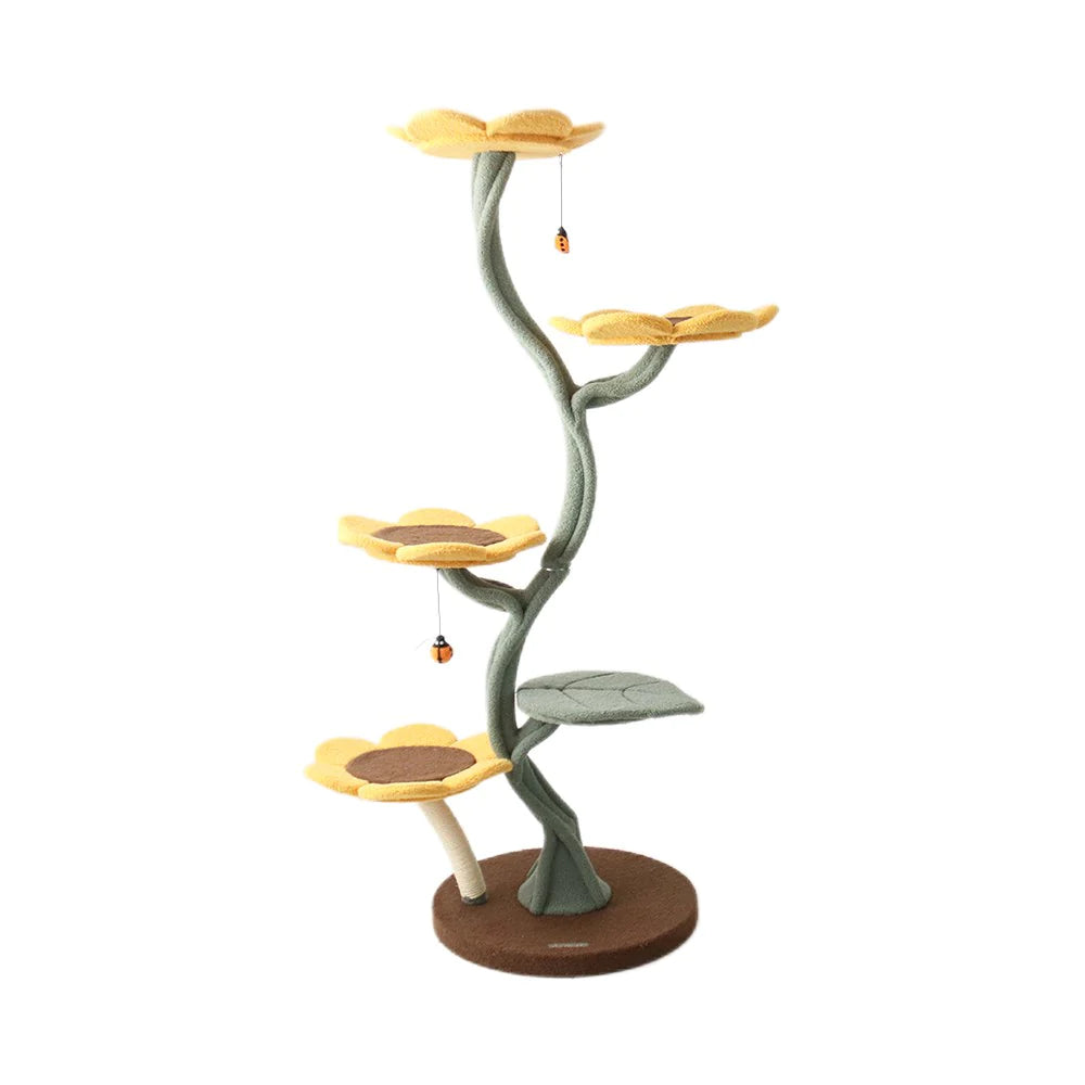 5-Level Sunflower Cat Tree