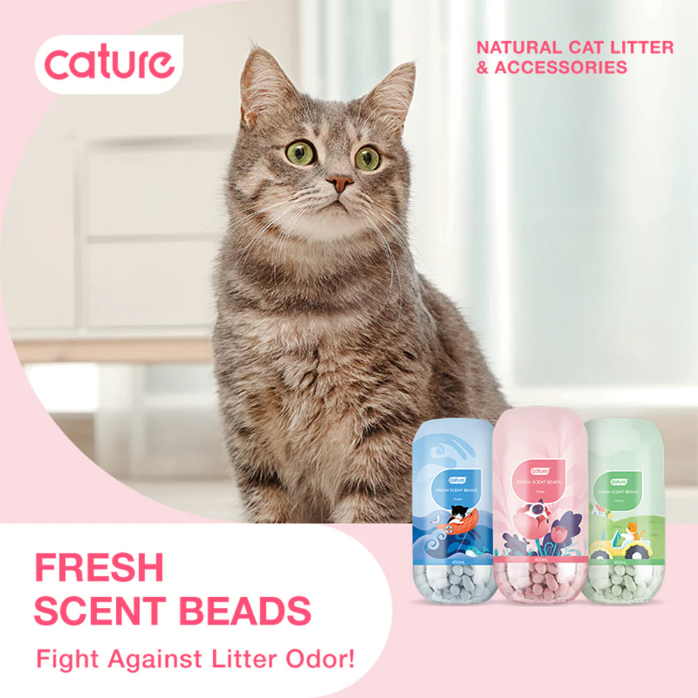 CATURE Floral Cat Litter Deodoriser Pellets 450ml