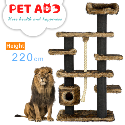 PETADD CAT SUPER huge luxury Long hair Style Cat Tree 220CM