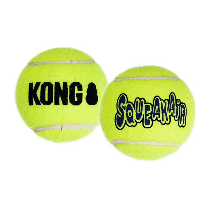 KONG AIRDOG SQUEAKER BALLS MEDIUM 6-PACK (AST22)