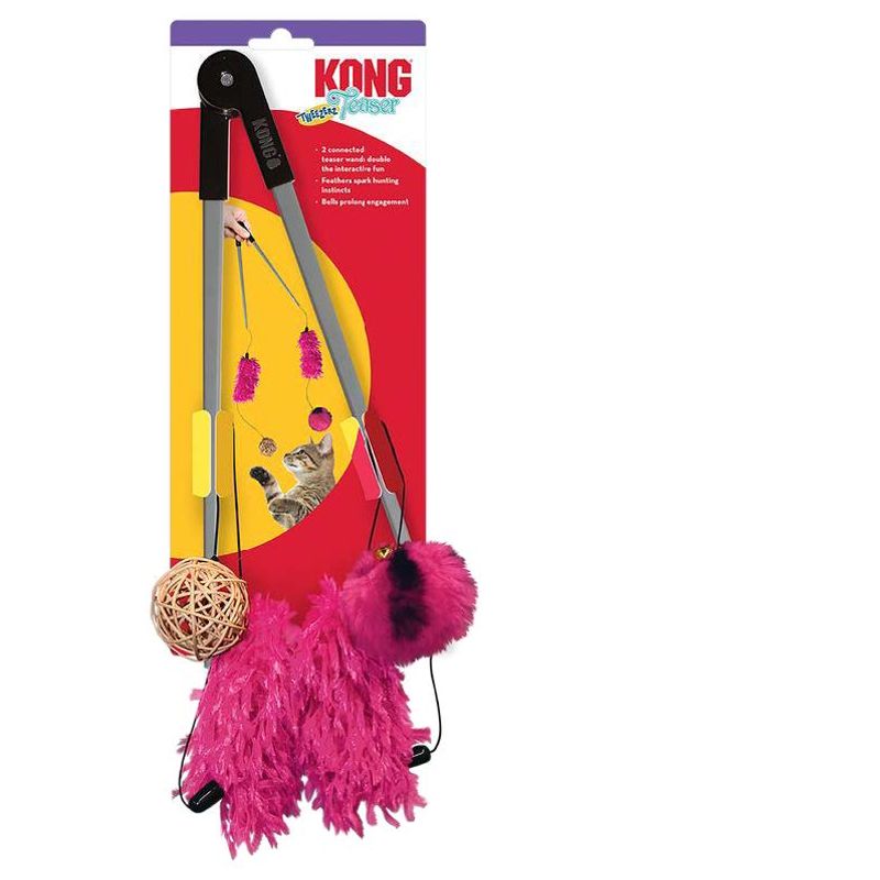 KONG CAT TEASER TWEEZERZ ASSORTED (CAT59)