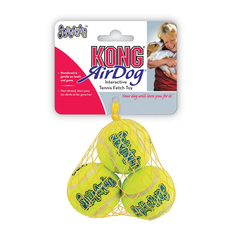 KONG DOG AIRDOG SQUEAKER BALLS SMALL (AST3)