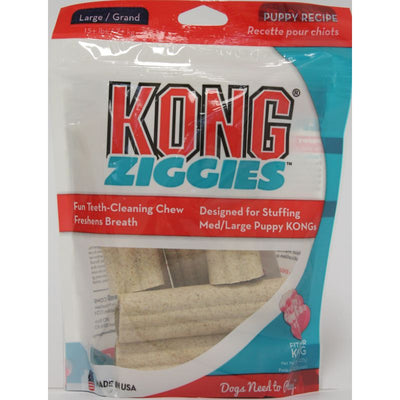 KONG DOG STUFF'N PUPPY ZIGGIES LARGE (XZ41)