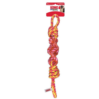 KONG DOG ROPE BUNJI ASSORTED LG (RRB11)