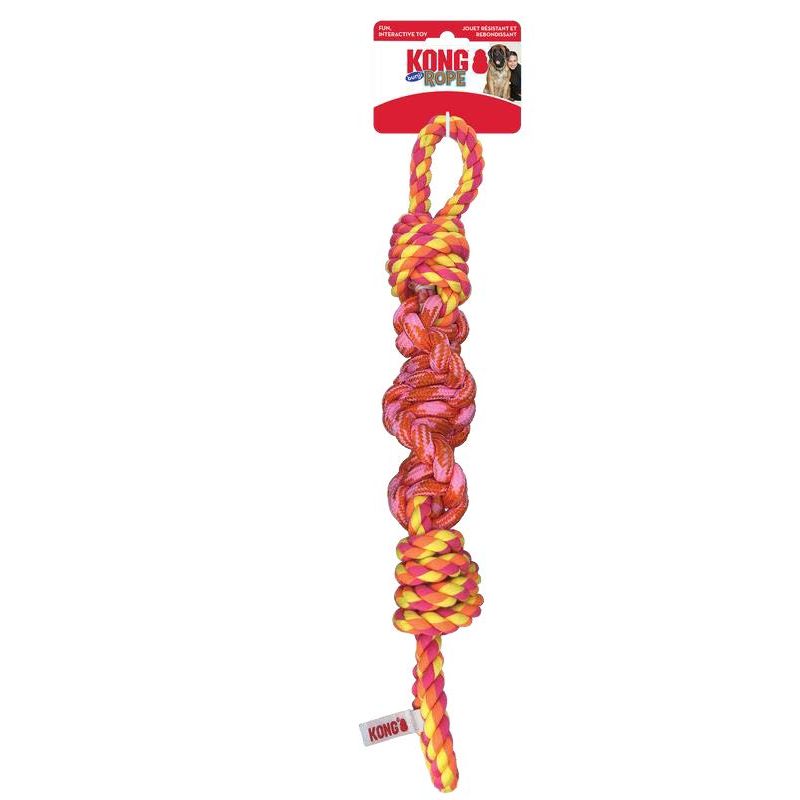 KONG DOG ROPE BUNJI ASSORTED SM (RRB31)