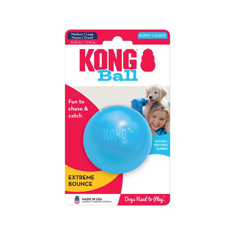 KONG DOG PUPPY BALL MEDIUM/LARGE (KPB1)