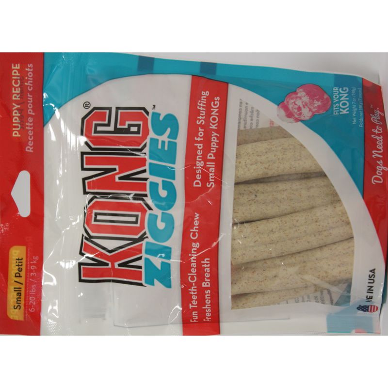 KONG DOG STUFF'N PUPPY ZIGGIES SMALL (XZ61)