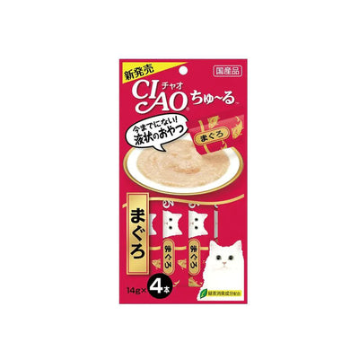 CIAO Churu Tuna Puree Cat Treats 4x14g