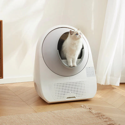 CATLINK Scooper Luxury Pro Smart Self-Cleaning White Cat Litter Box
