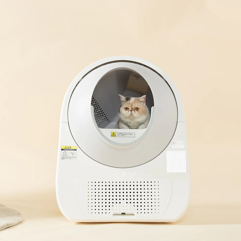 CATLINK Scooper Luxury Pro Smart Self-Cleaning White Cat Litter Box