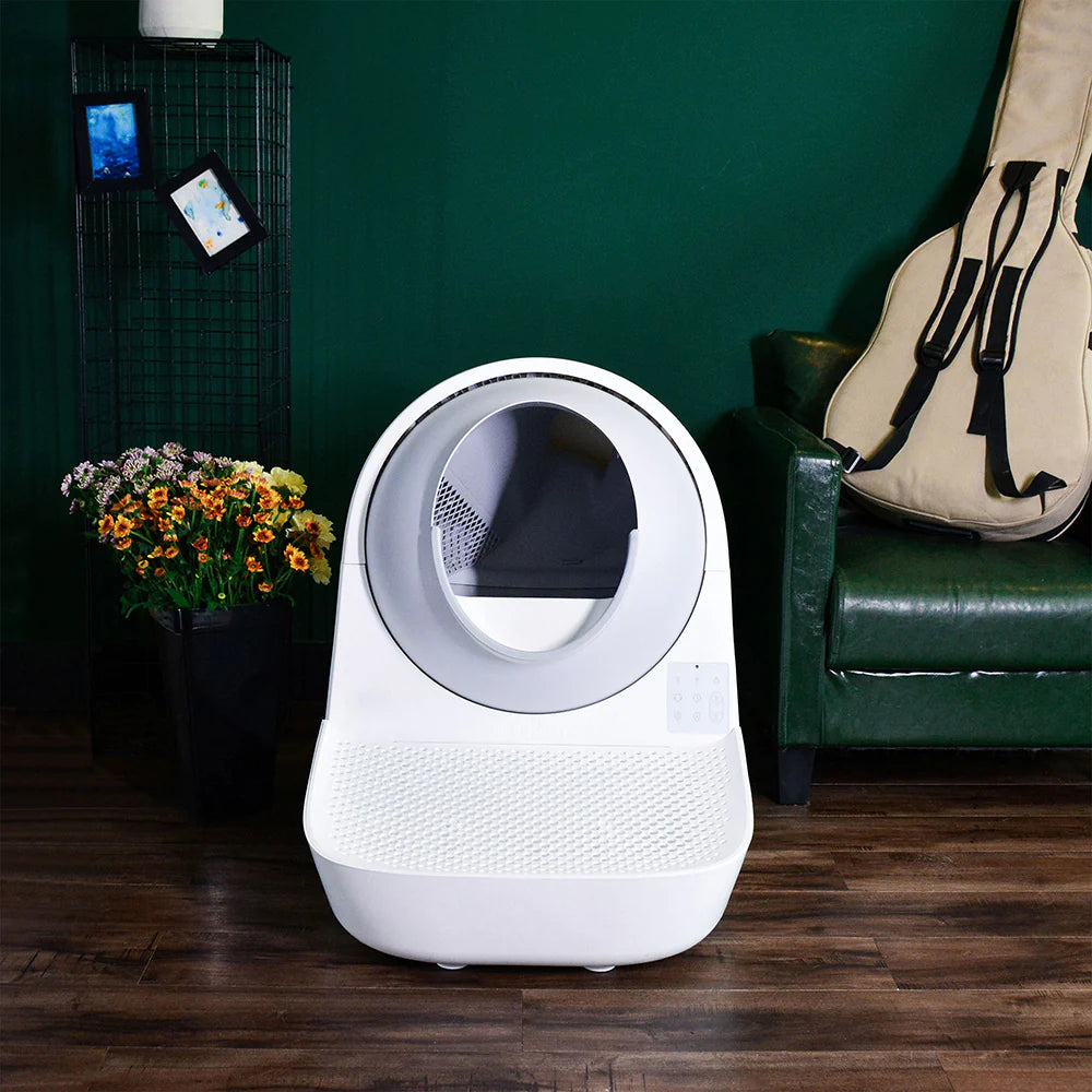 CATLINK Scooper Luxury Pro Smart Self-Cleaning White Cat Litter Box