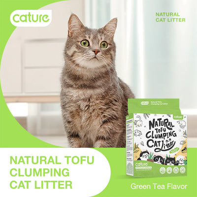 CATURE Green Tea Tofu Clumping Cat Litter 2.4kg