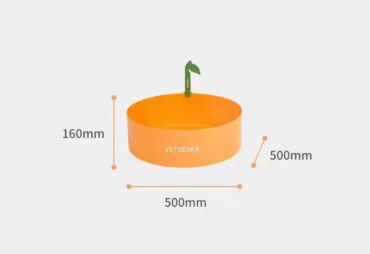 VETRESKA Open Cat Litter Tray Sturdy Large Cat Litter Box Kitty Toilet