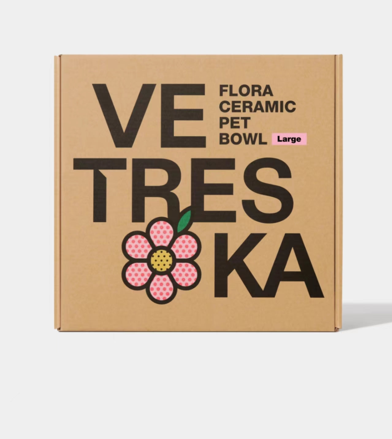 Vetreska Elevated Pet Bowl Cat Dog Feeder Food Wat