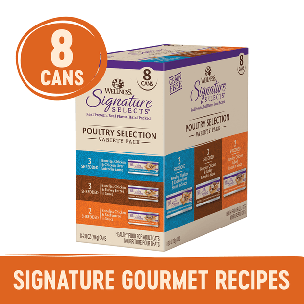 Wellness Signature Selects Poultry Variety Pack Wet Cat Food