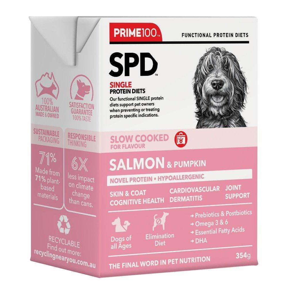 Prime100 SPD Slow Cooked Salmon & Pumpkin Wet Dog Food