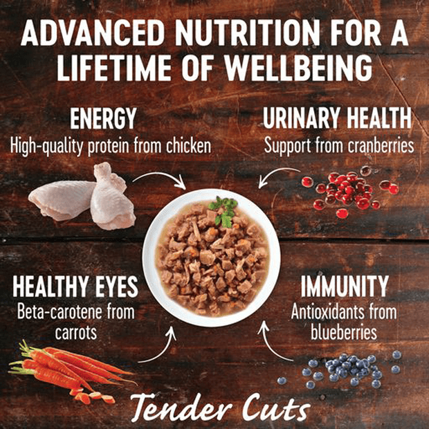 Wellness CORE Tender Cuts Chicken & Chicken Liver Gravy Wet Cat Food