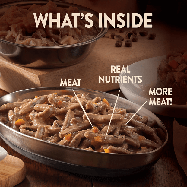 Wellness Signature Shredded Chicken & Chicken Liver Entreé Wet Cat Food 79G