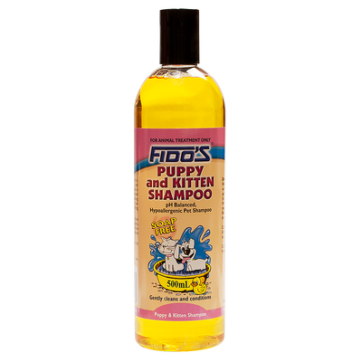 FIDOS PUPPY & KIT SHAMPOO 500ML Free soap Free pos