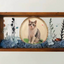 Pet portrait custom woodcut
