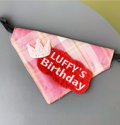 Custom Pet Bib | Birthday Style