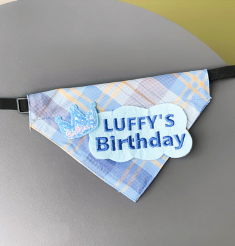 Custom Pet Bib | Birthday Style