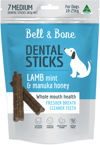 BELL & BONE Lamb, Mint and Manuka Honey Dental Sti