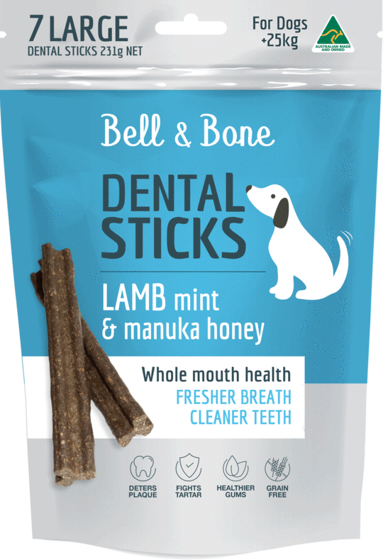 BELL & BONE Lamb, Mint and Manuka Honey Dental Sti