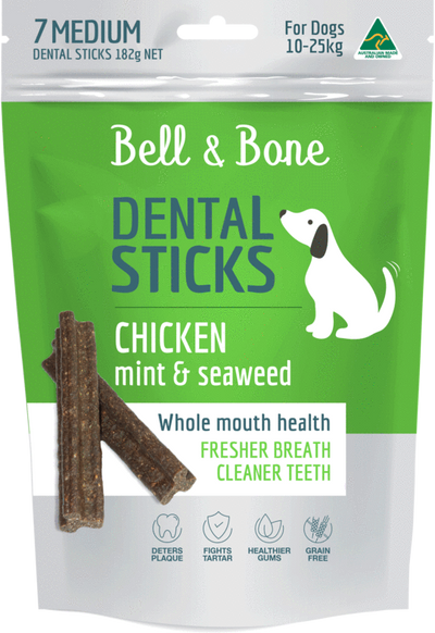 BELL & BONE Chicken, Mint and Seaweed Dental Stick
