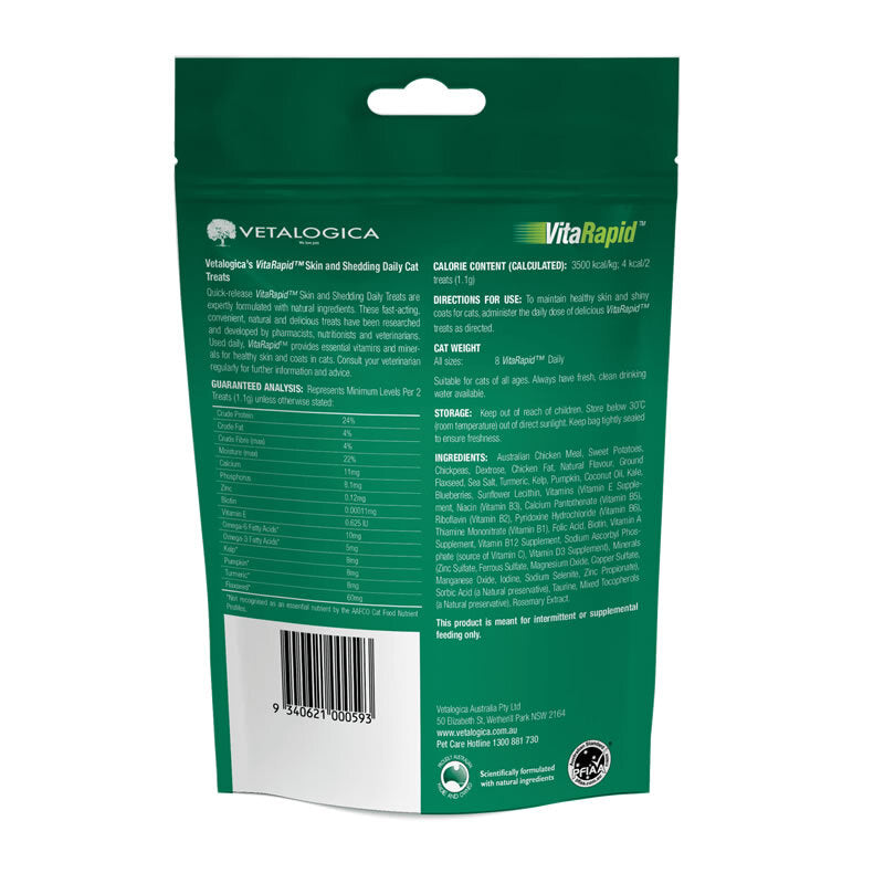 Vetalogica VitaRapid® Skin & Shedding Daily Treats